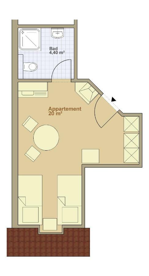 Ferienappartements Bernhart シュターデッケン＝エルスハイム エクステリア 写真